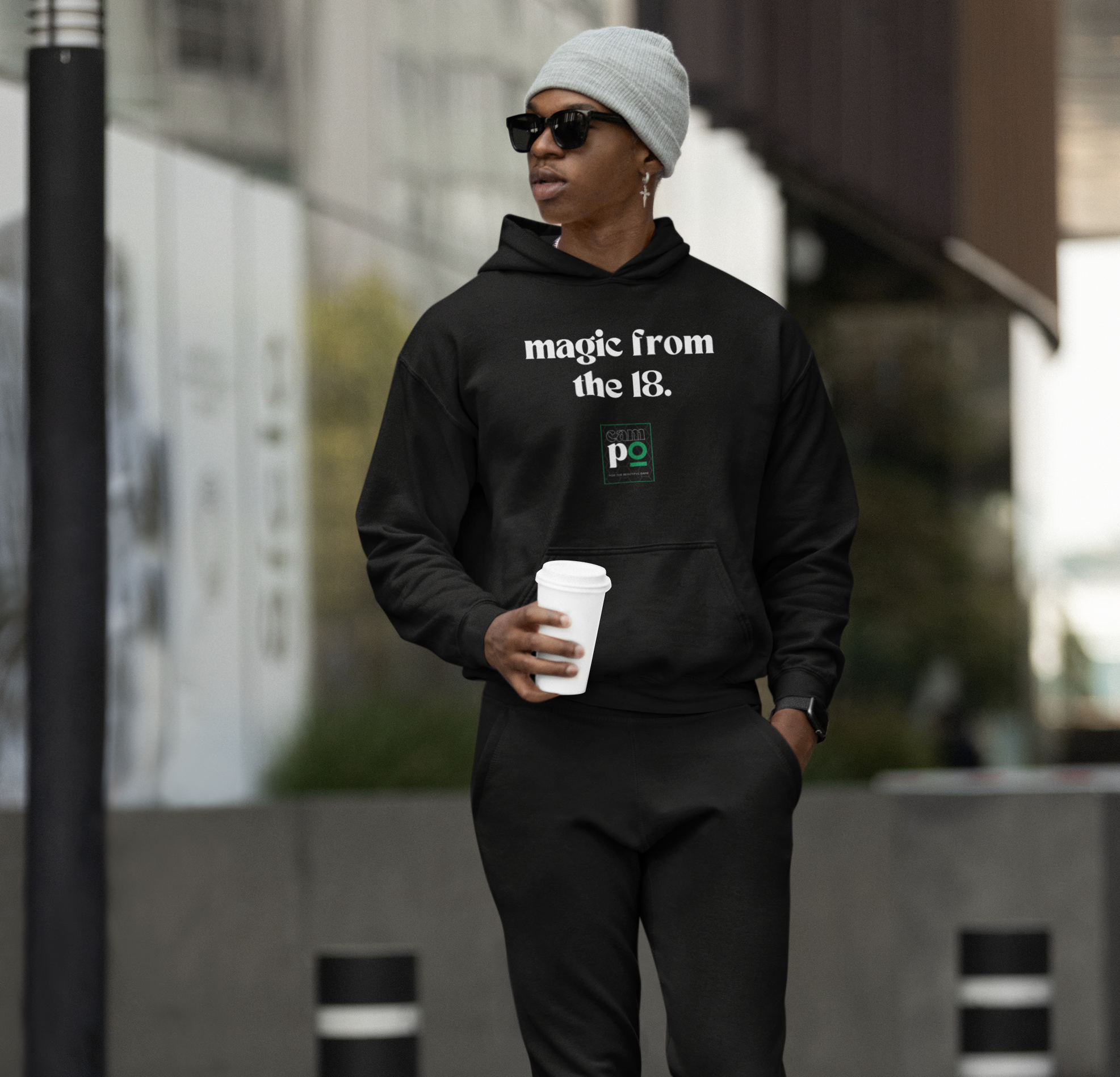 Magic from the 18 Premium Unisex Hoodie - Black