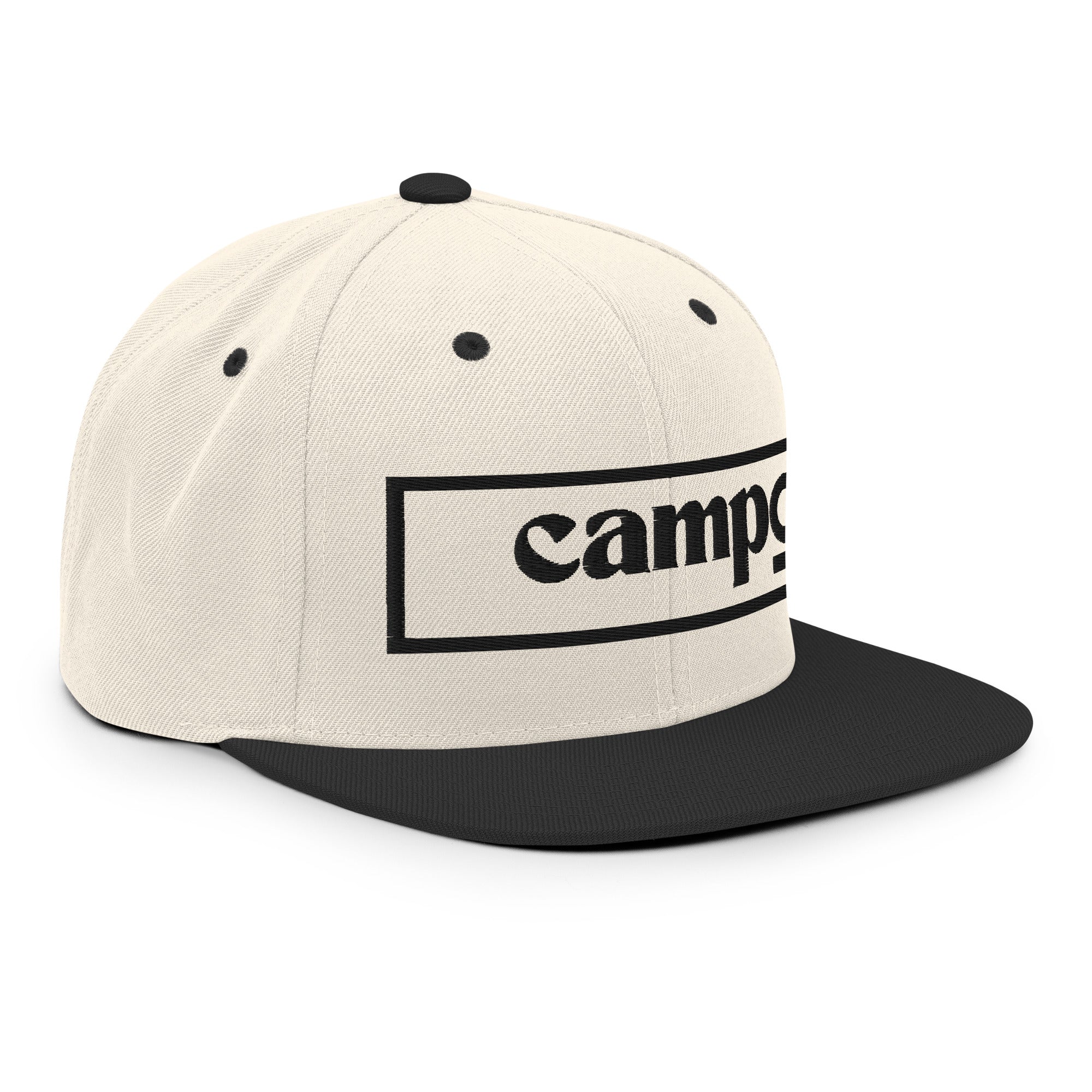 Campo Soccer OG Snap Back Hat - Black Embroidered