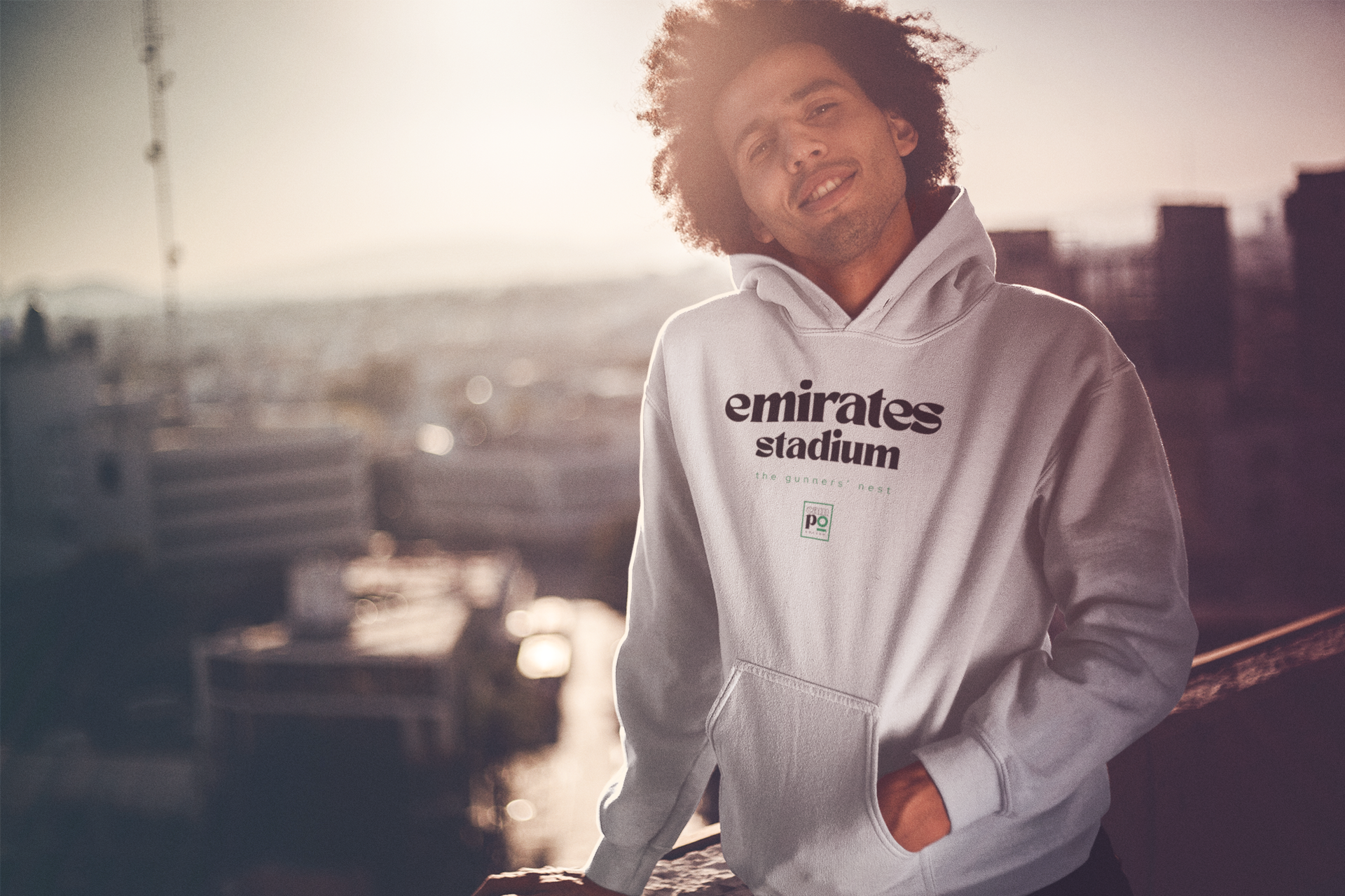 THE GUNNERS' NEST Premium Hoodie - EMIRATES STADIUM