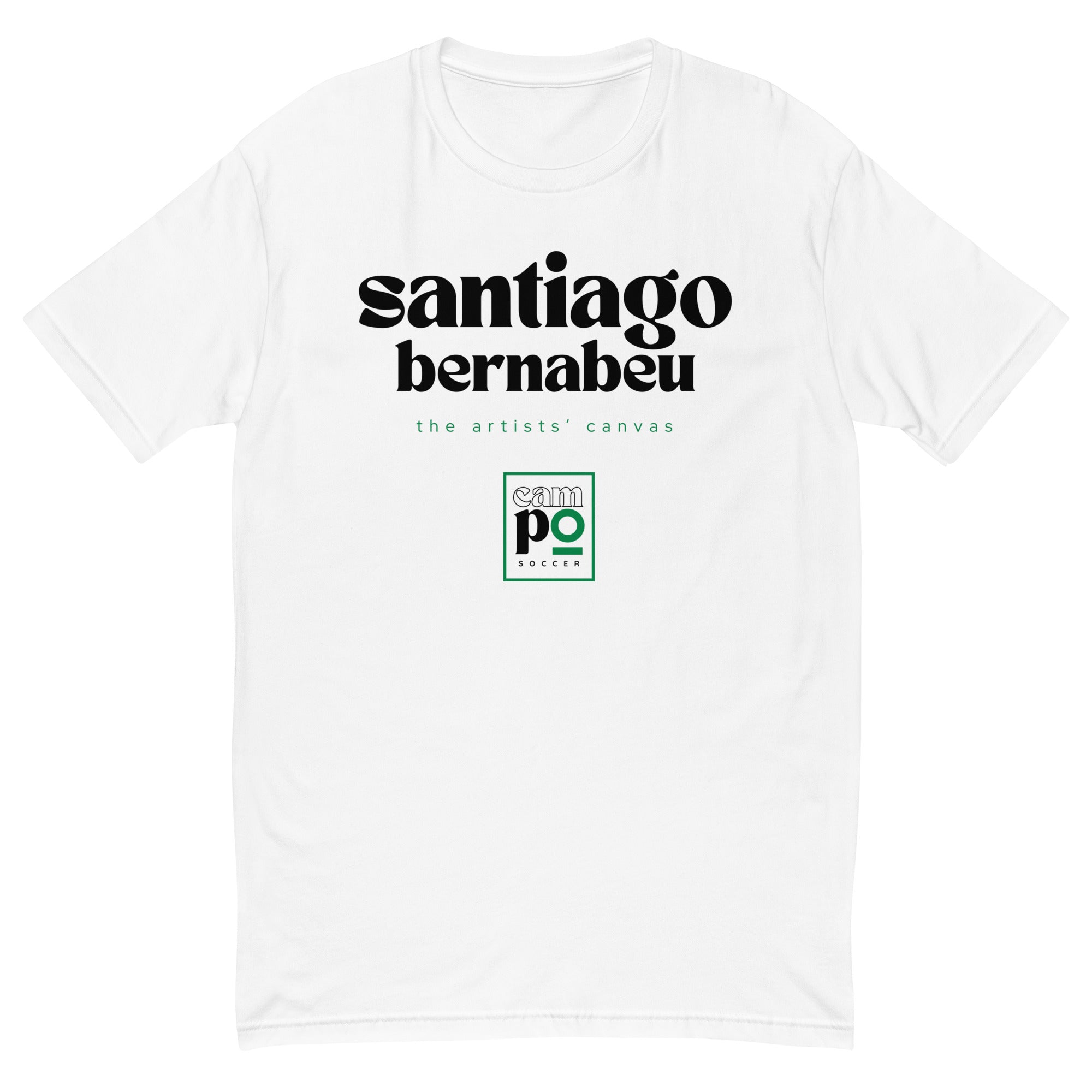 The artists’ Canvas T-shirt - santiago bernabeu