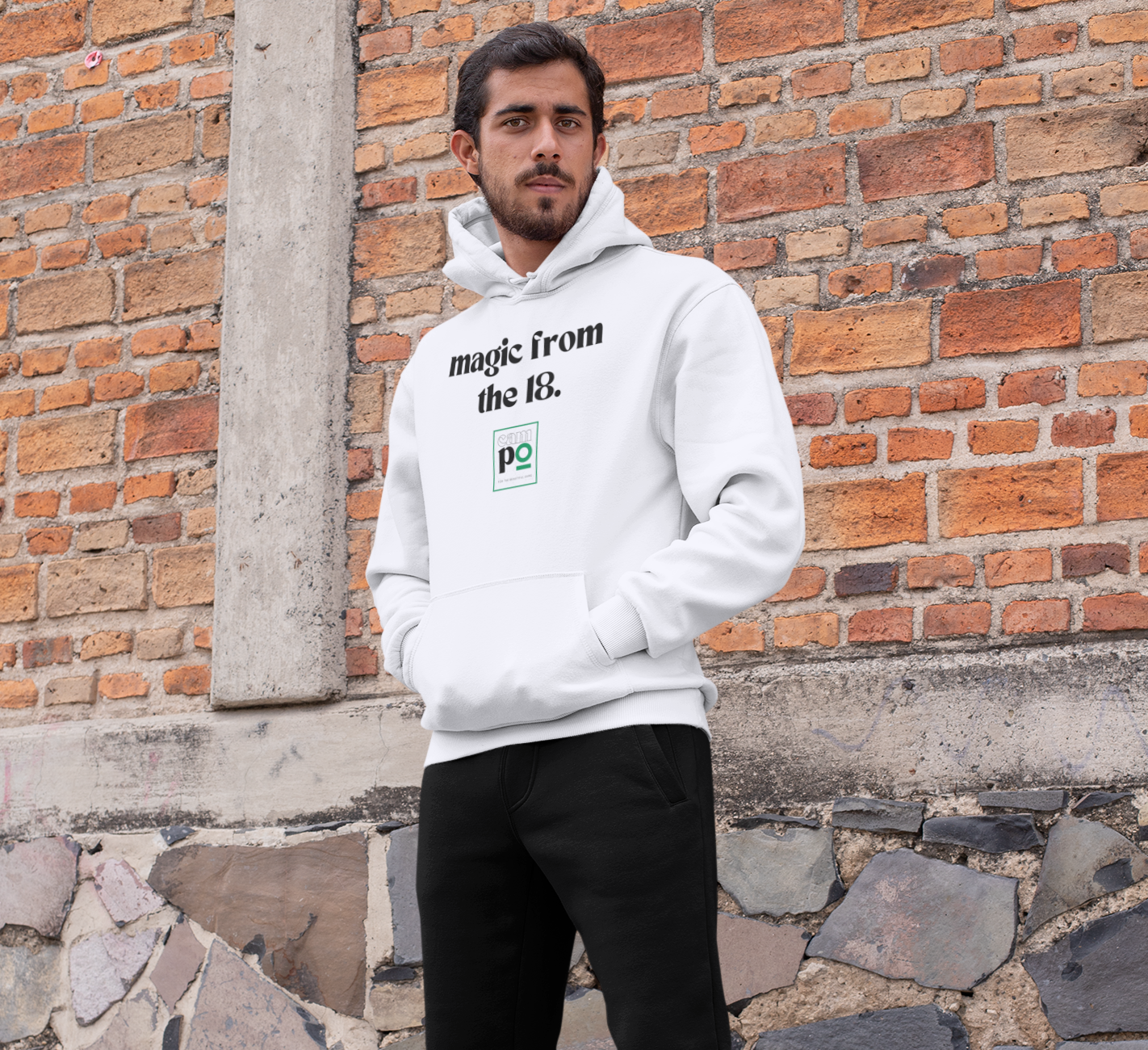 Magic from the 18 Premium Hoodie - White