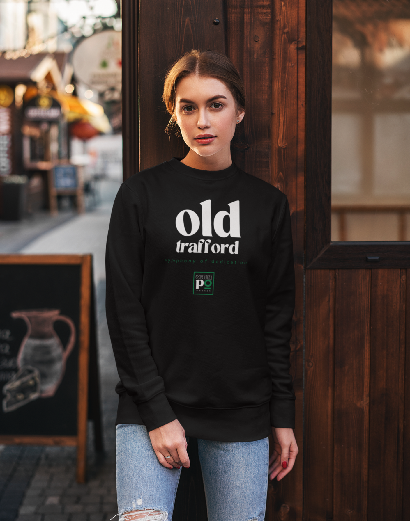 SYMPHONY OF DEDICATION Premium Sweatshirt - OLD TRAFFORD