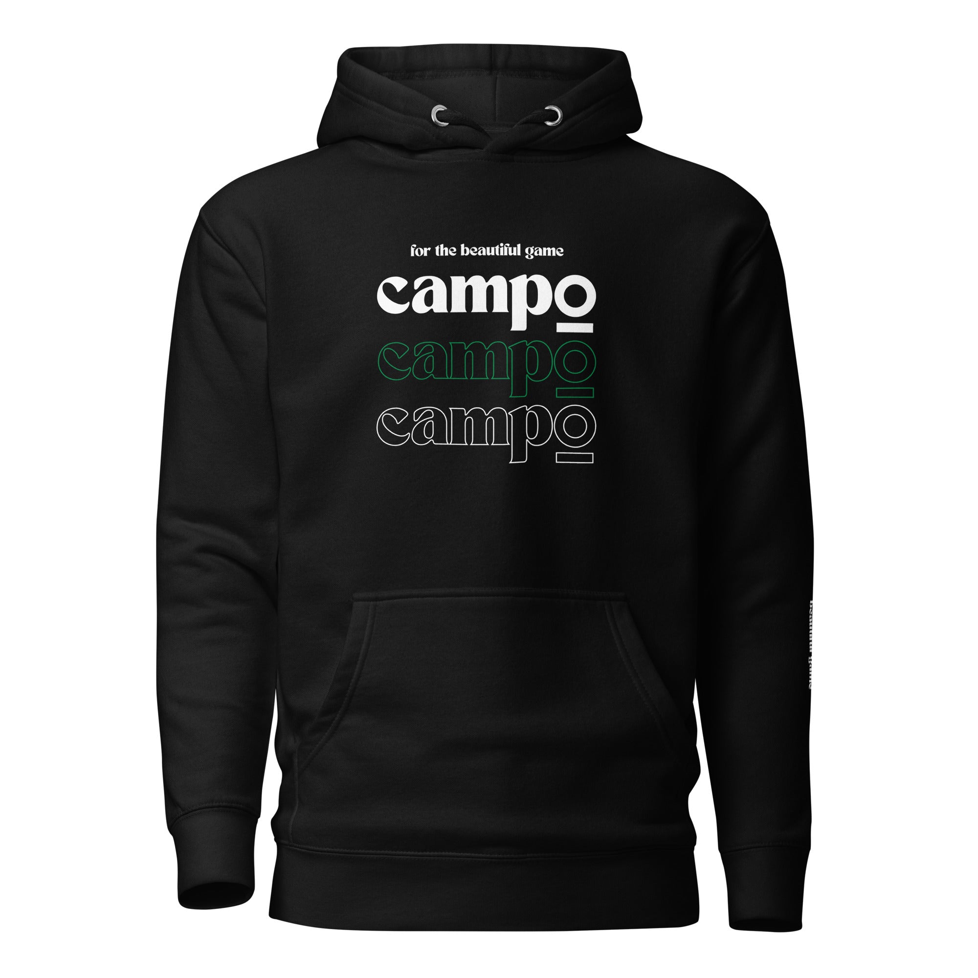 Campo Soccer on Repeat Premium Hoodie - Black