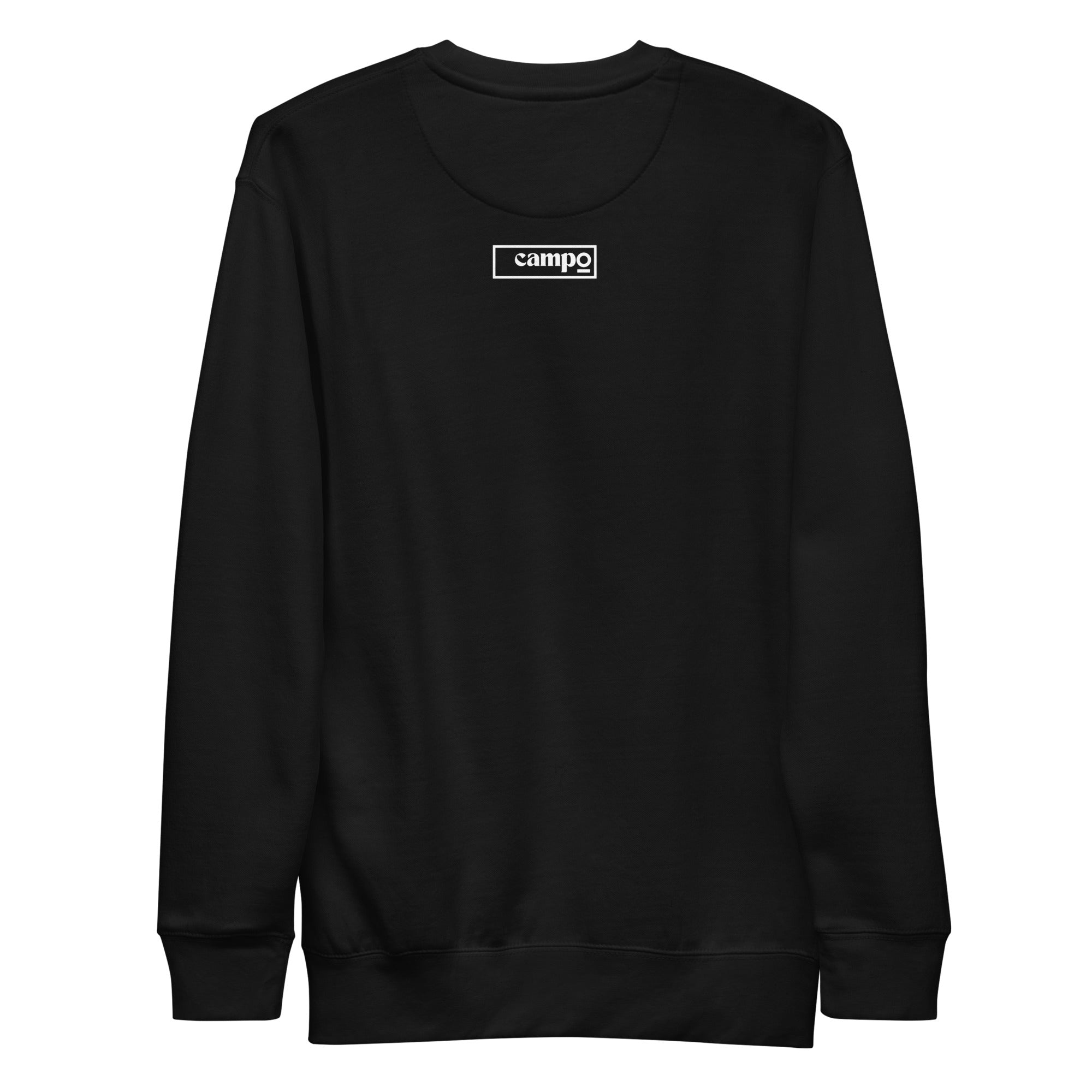 Campo Soccer on Repeat Premium Sweatshirt -  Black