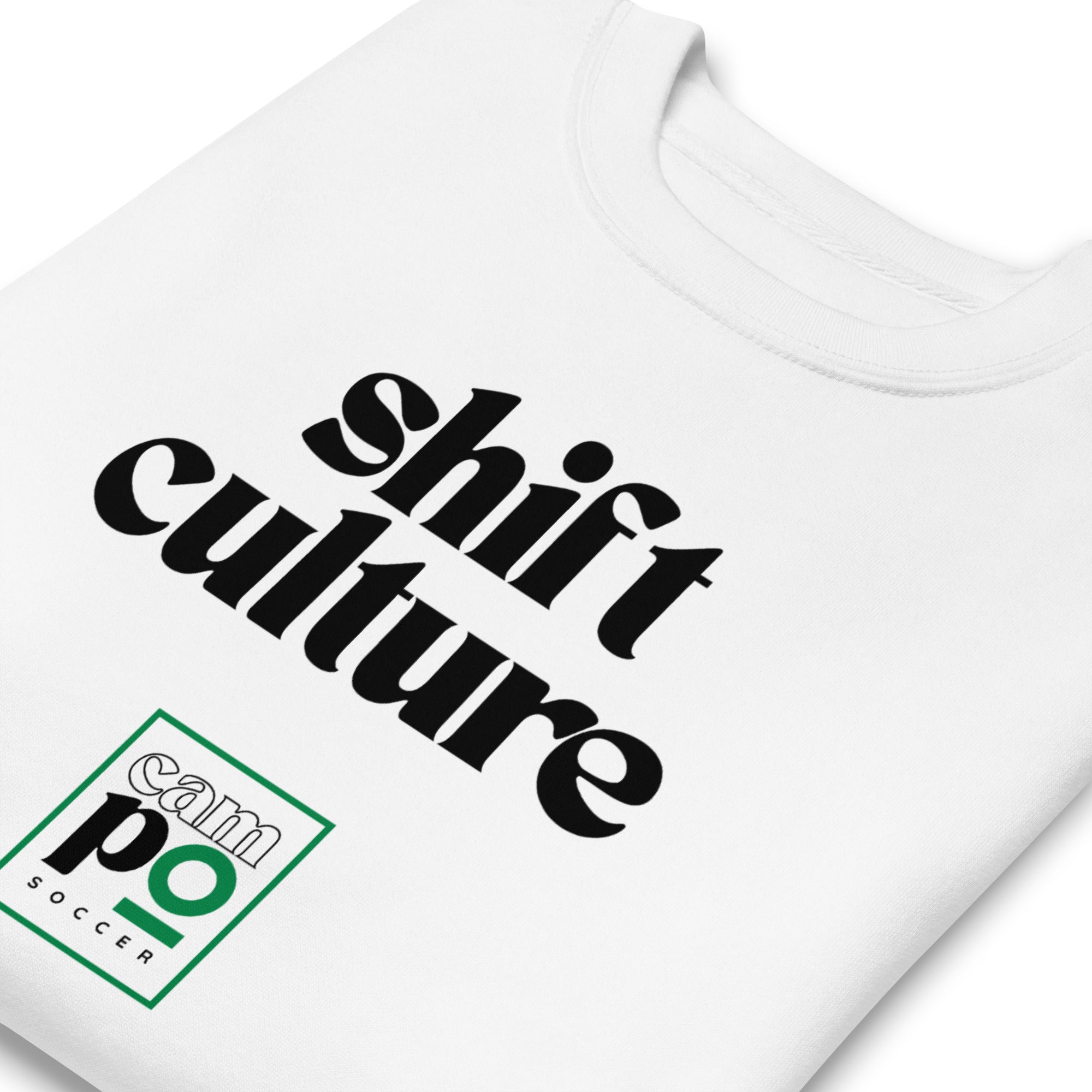 Campo Soccer Shift Culture Unisex Premium Sweatshirt - White