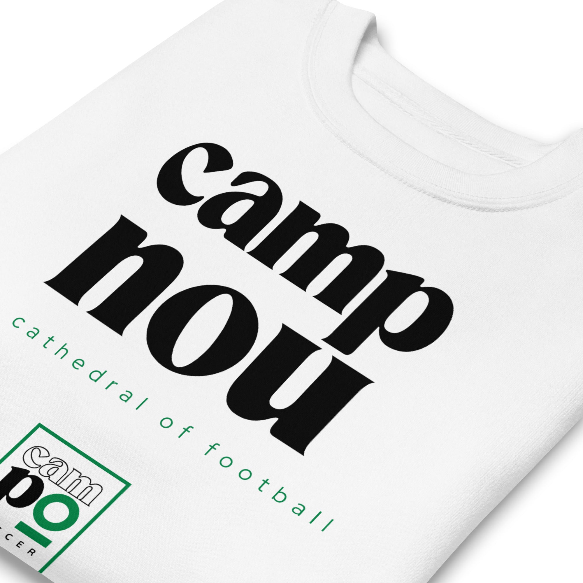 THE CATHEDRAL OF FOOTBALL Premium Sweatshirt - CAMP NOU