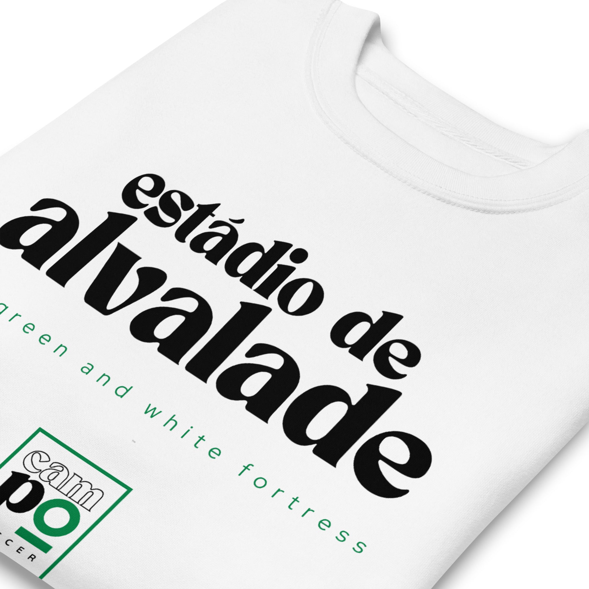 THE GREEN AND WHITE FORTRESS Premium Sweatshirt - Estadio de Alvalade